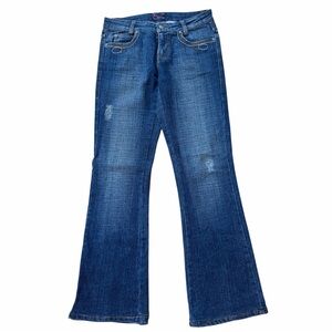 Cache Classic Blue Bootcut Jeans